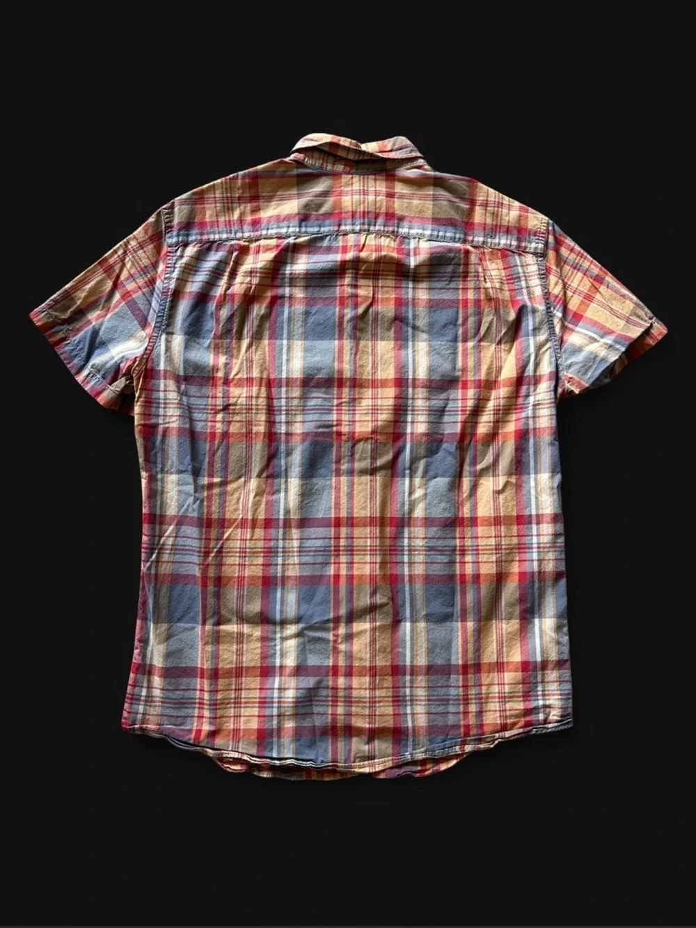 J. Crew multicolored plaid slim fit button-up shirt